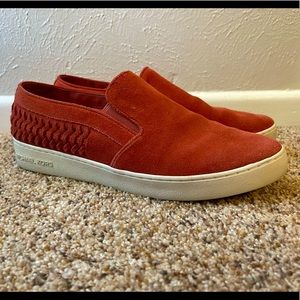 Micheal Kors Suede Stevie Slip Ons
